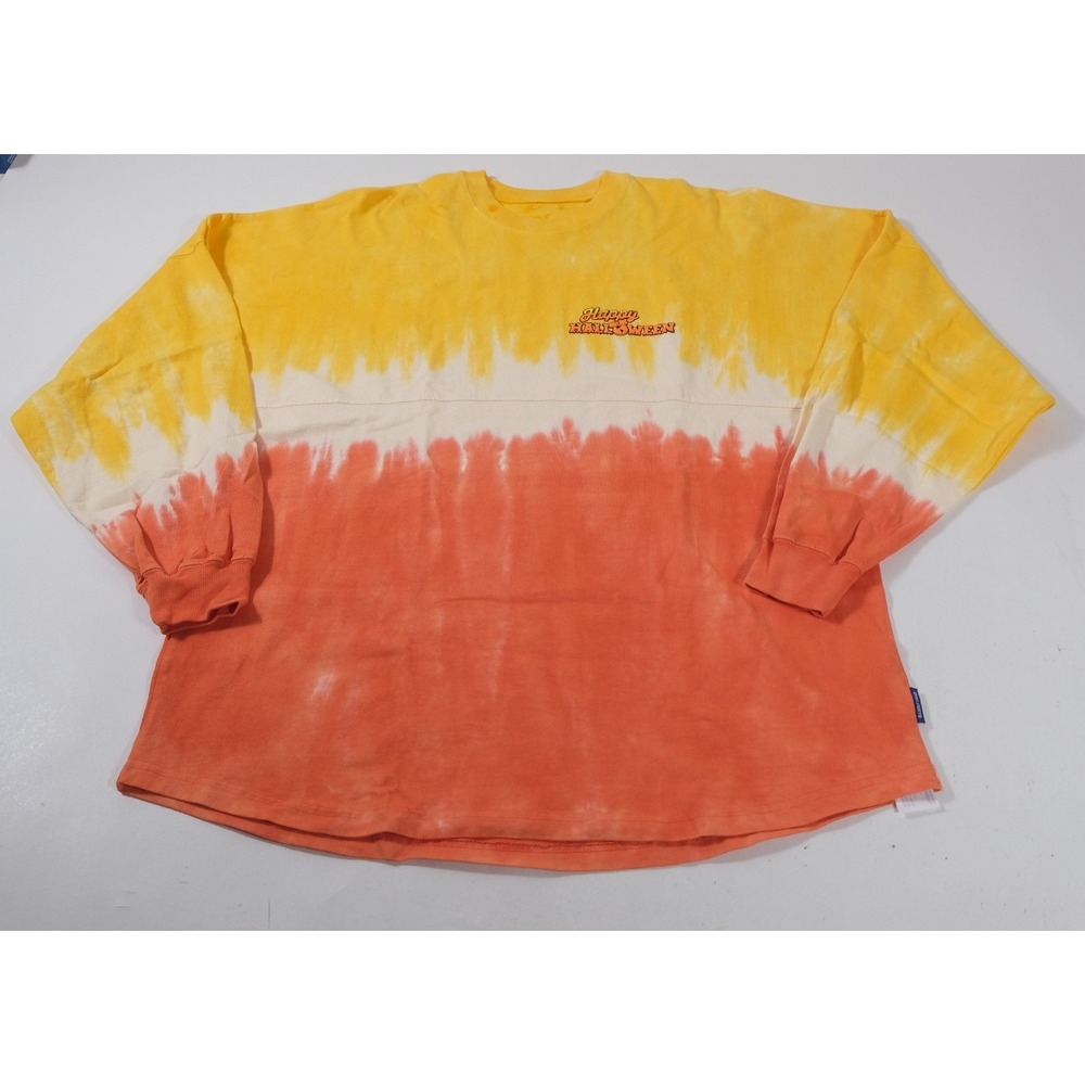 Disney Spirit Jersey Unisex L Orange Yellow Candy Corn DVC Member Halloween Tee